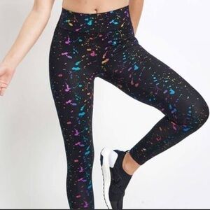 TEREZ Foil Print Multicolored Leggings Size XS.